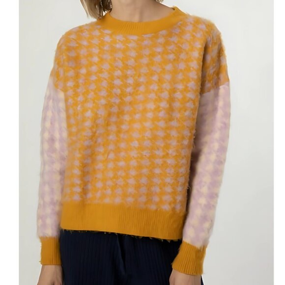 Houndstooth "Judith" Sweater - Picture 1 of 2